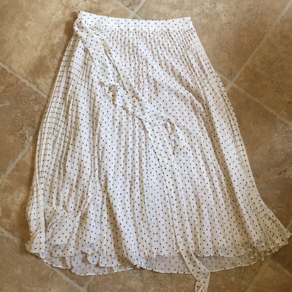 Long accordion skirt from Loft